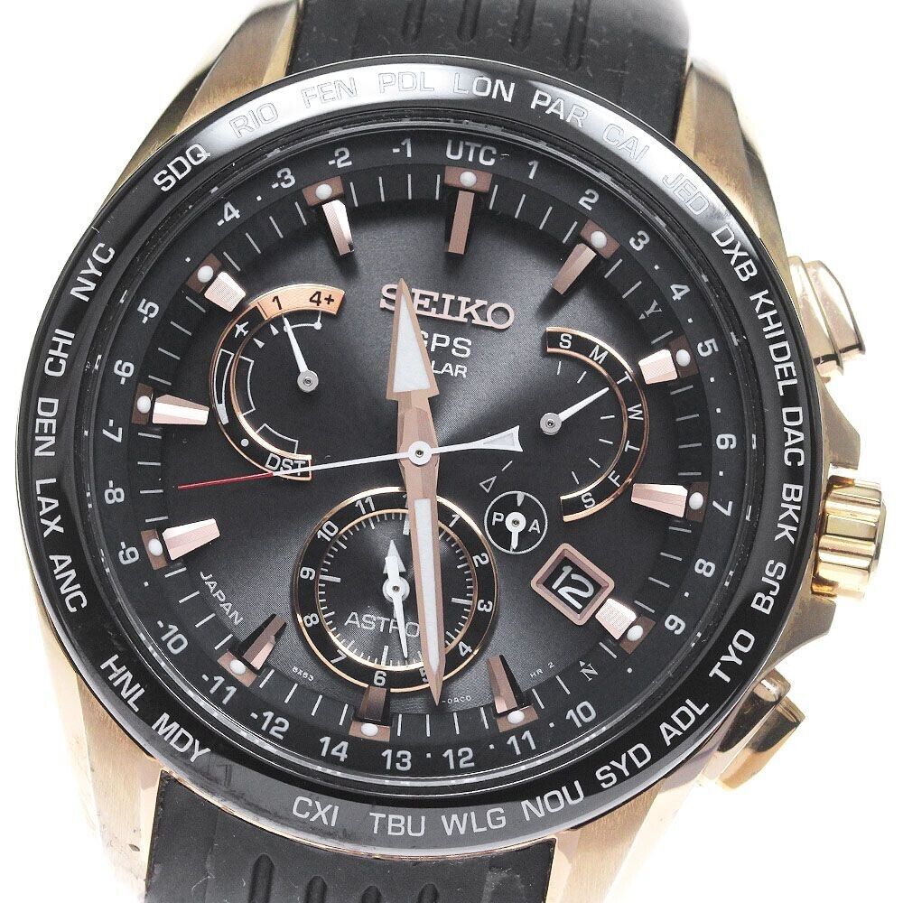 SEIKO SBXB055/8X53-0AC0-2 Astron Day Date Solar Wave 611-F61 SEIKO SBXB055/8X53-0AC0-2 Astron Day Date Solar Wave 611-F61