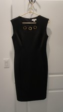WOMENS DRESS CALVIN KLEIN BLACK SIZE 6