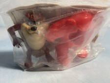 1991 McDonald's Looney Tunes Tasmanian Devil as Taz-Flash Toy NIP Sealed