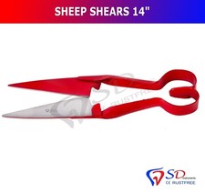 Sheep Shears 14" Topiary Made Of Quality Steel Livestock Hand Shears UK Stock