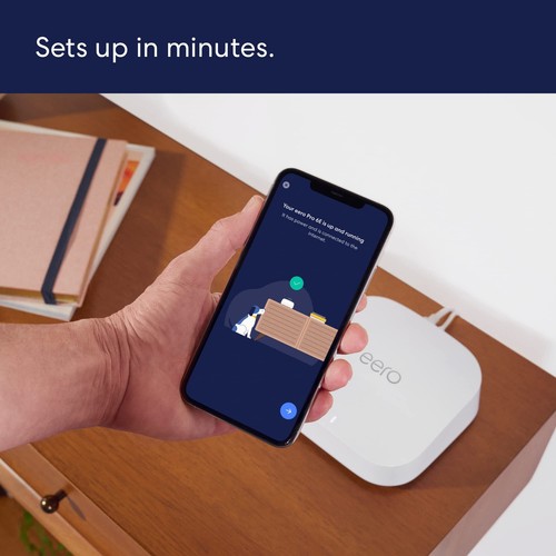 EERO Pro 6E Tri-Band AXE5400 Wi-Fi 6E Router Mesh System - Weiß (3er Pack) - NEU - Bild 3 von 7