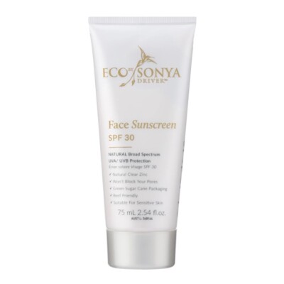 ECO BY SONYA DRIVER FACE SUNSCREEN SPF 30 75ML - PLS READ!