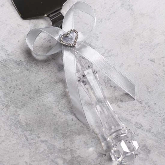 NOVO NA CAIXA Victoria Lynn 25º ANIVERSÁRIO DE CASAMENTO Festa SERVIDOR DE BOLOS com Coração de Strass - Imagem 3 de 4