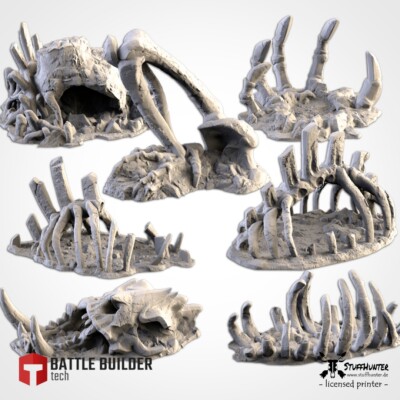 Tabletop Terrain Gelände - Gigantic Bones - Felsen Hügel Landschaft 