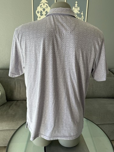 Jack Nicklaus Men's Medallion Polo Shirt - Lavender L - Picture 7 of 9