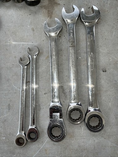 HUSKY TOOLS 57 PZ Lotto Chiavi Combinate Metriche e SAE Cricchetto Stubby - Foto 5 di 15