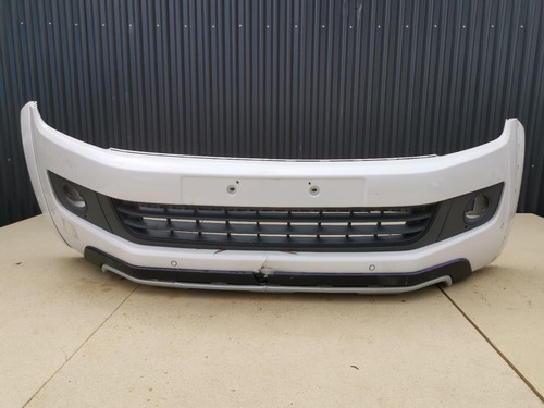 VOLKSWAGEN AMAROK FRONT BUMPER BUMPER BAR, 2H, W/ FLARE, COLOUR CODED, W/ PARK S