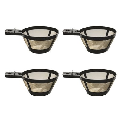4Pcs Premium Coffee Filter Basket 80 Mesh Crafted For Consistent Coffee Quality