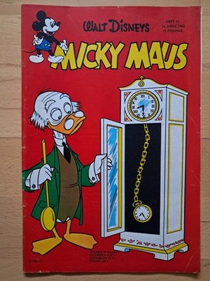 Walt Disneys Micky Maus Nr.11 vom 16.3.1963 mit Sammelbild + MMK-Gutscheinecke
