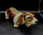 1950s McCoy USA 218-C Basset Hound Beagle Dachshund Lg Planter EXLNT! 16"