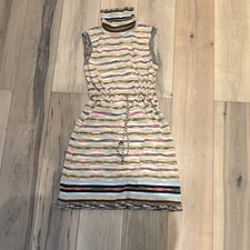 Missoni knit turtleneck Drawstring A-Line Knee Length Dress