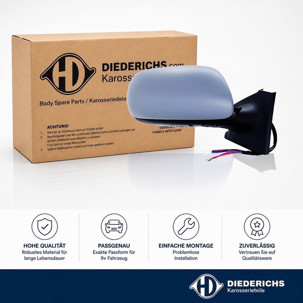 Aussenspiegel Links Diederichs 6606227 FÜR Toyota RÜCkspiegel Aussen-image