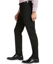 Alfani Men's Black Solid Slim Dress Pants 32 X 30 New 135 MKXEPQ3Z0101