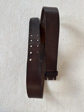 Diesel Blue Leder Gürtel – Made in Italy – 100% Echtleder – Vintage Patina