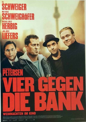 Vier gegen die Bank - Til Schweiger - Filmposter 37x53cm gerollt