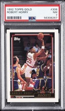 1992 TOPPS GOLD #308 ROBERT HORRY ROOKIE RC PSA 7