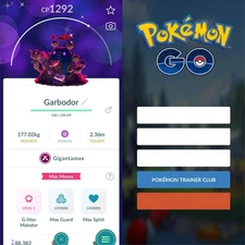 Pokémon Go | Shiny Gigantamax Garbodor ✨ Mini PTC 80k Stardust