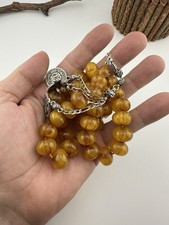 Nuevo Rosario Islámico de 33 Cuentas Ámbar Misky Coleccionable مسبحة مسباح مسكي جودة عالية