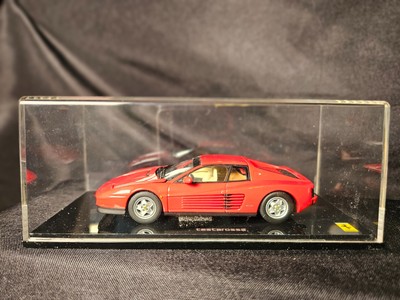 京商 Ferrari testarossa Late Version kyosho Ferrari Testarossa Late Version (Red) (1/43 scale model)