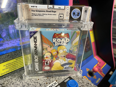 2003 GBA The Simpsons: Road Rage Graded WATA 9.2 A+ Sealed Game Boy Advance NEW