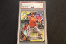 2016 Topps Chrome - Rookie - Sapphire Ed - Gold - Dariel Alvarez 5/5 -PSA MINT 9