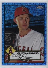 2021 Chrome Platinum Anniversary Blue Mini-Diamond Refractor Griffin Canning g4k
