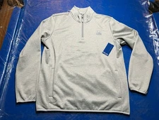 Huk Performance Fishing Coldfront 1/4 Zip Pullover Mens Sz Medium Gray