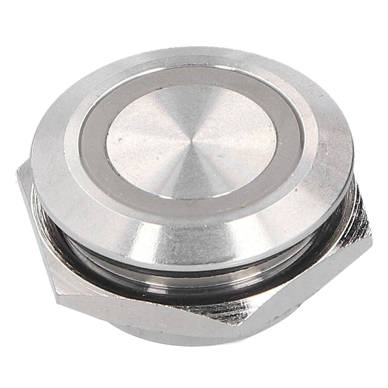 (DC3~6V Yellow)5Pcs Momentary Push Button Switch Metal Auto Reset Ultra Thin