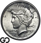 1924 Peace Dollar, Frosty Choice BU++