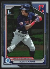 2024 Bowman Chrome Prospects Robert Arias #BCP-243 JW1-2