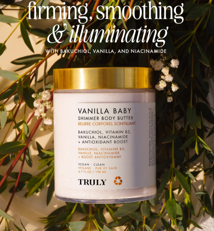 Truly Vanilla Baby Luxury Shimmer Body Butter 6.7 fl oz/198ml