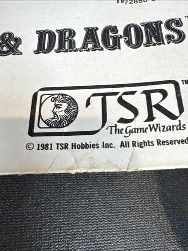 1981 TSR - St Regis - Advanced Dungeons & Dragons - Playing Aids Portfolio - Picture 14 of 15