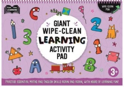 3+ Giant Wipe-Clean Learning Activity Pad by Autumn Publishing (Paperback Book)