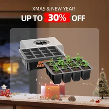 Spider Farmer Seed Starting Trays Seed Starting Kit Plant Growing Trays 4 Pack