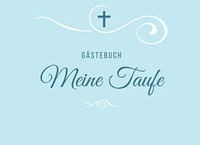 GäStebuch Taufe Halbliniert Mit Taufspruch, Geschenk Zur Taufe, Erinnerungsbuch