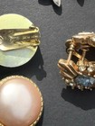 Vtg 60+ Piece Jewelry Lg Lot Screw Back Earrings Necklace Bakelite Dice Signed — photo 5