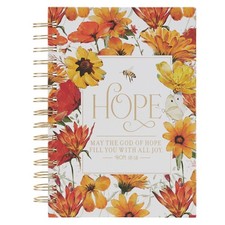 Christian Art Gifts Inspirational Journal, God of Hope Wide Ruled Notebook, Roma