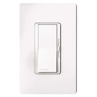 LUTRON DVCL-253P-WH Lighting Dimmer,Decora Rocker,White 36WG96