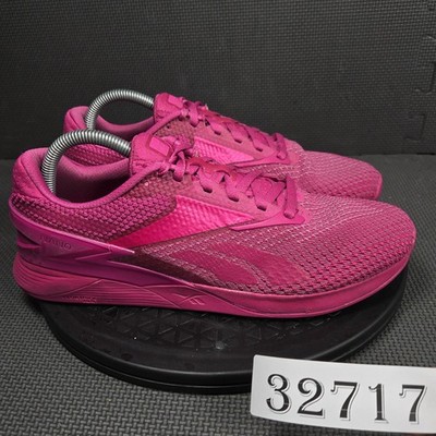 Reebok Nano X3 Shoes Womens Size 10 Pink Training Crossfit Sneakers Running