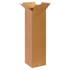 14 x 14 x 48 Corrugated Cardboard Boxes, Tall 14"L x 14"W x 48"H, Pack of 10 ...