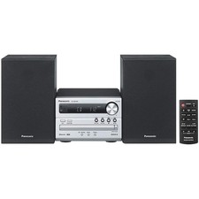 Panasonic 20W Bluetooth Micro HiFi CD System FM Radio MP3 USB Silver SCPM250EBS
