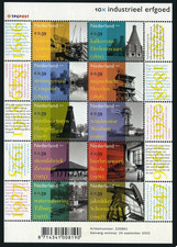 9039 — Netherlands — Sheet of 10 — 2002, Industrial Heritage #1137 MNH