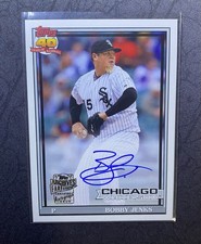 2021 Topps Archives Fan Favorites Auto Bobby Jenks #FFA-BJ White Sox 1991 Design