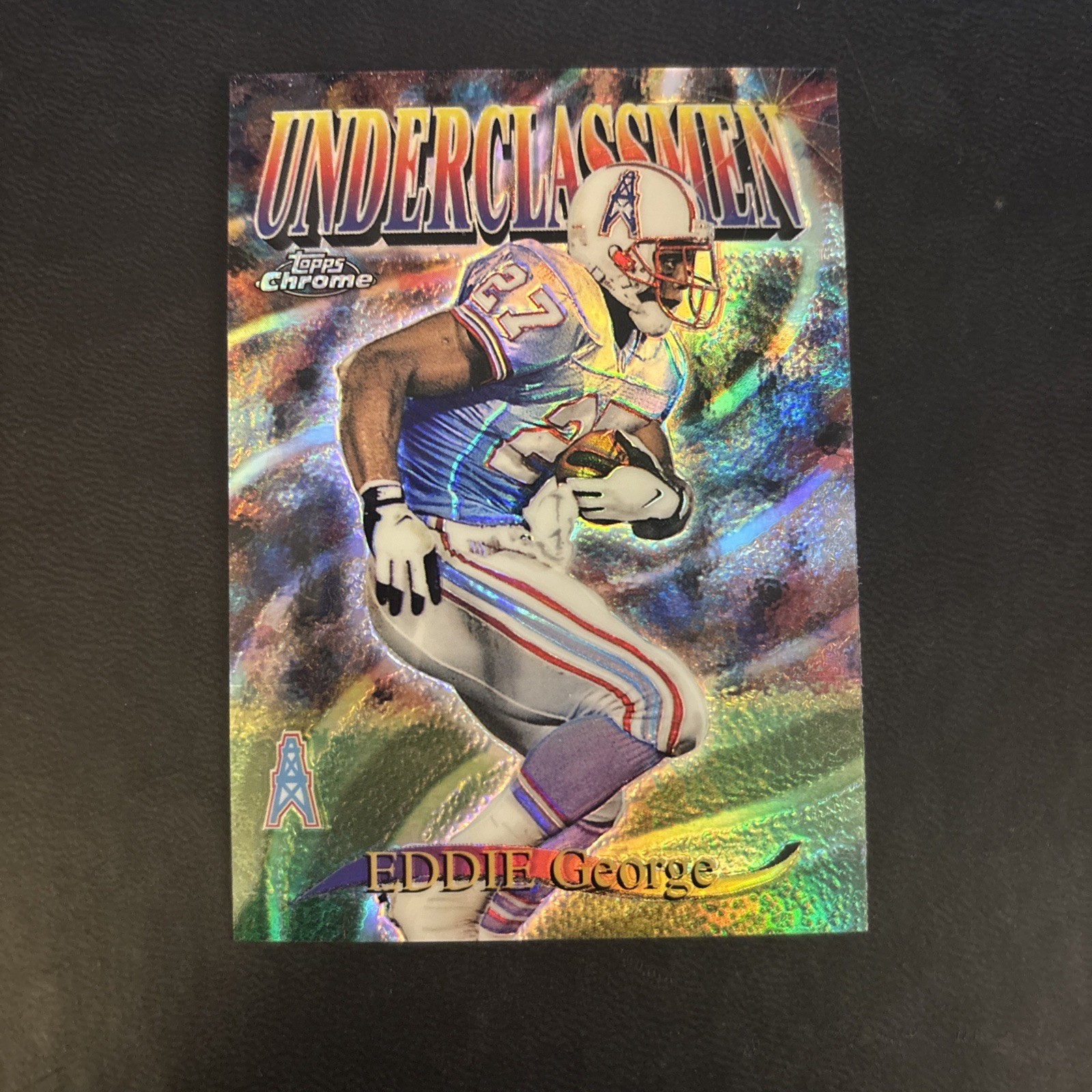 1997 Topps Chrome Underclassmen Refractor #U5 Eddie George