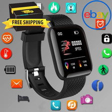 Smartwatch for Men  Women Fitness Tracker Message Call Monitor Android iOS
