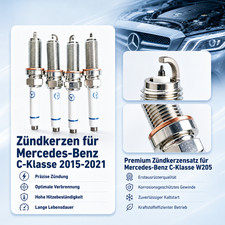 Motorlauf 4x Zündkerzen A0001590500 für Mercedes AMG GT GLC CLS Benzinmotor Auto Motorlauf 4x Zündkerzen A0001590500 für Mercedes AMG GT GLC CLS Benzinmotor Auto