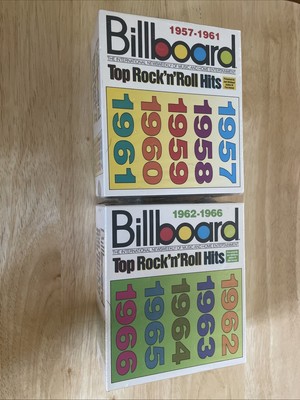 Top Rock n Roll Hits CD Sets: 1957-1961 & 1962-1966 Brand New Sealed 10 CD..#643