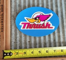Vintage Style Thrush Oval Toolbox Hurst Racing Decal. Nascar Nhra Sticker.