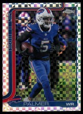 2025 Topps Chrome #31 Joshua Palmer X-Fractor Xfractor