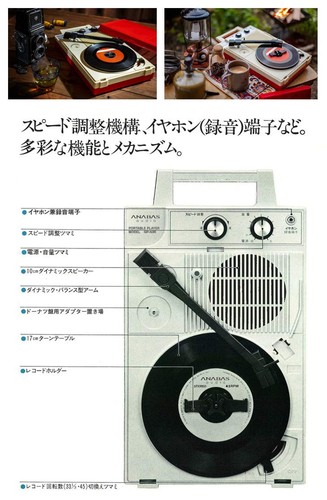 New Columbia GP 3 Portable Record Player Portable Turntable - Bild 8 von 24
